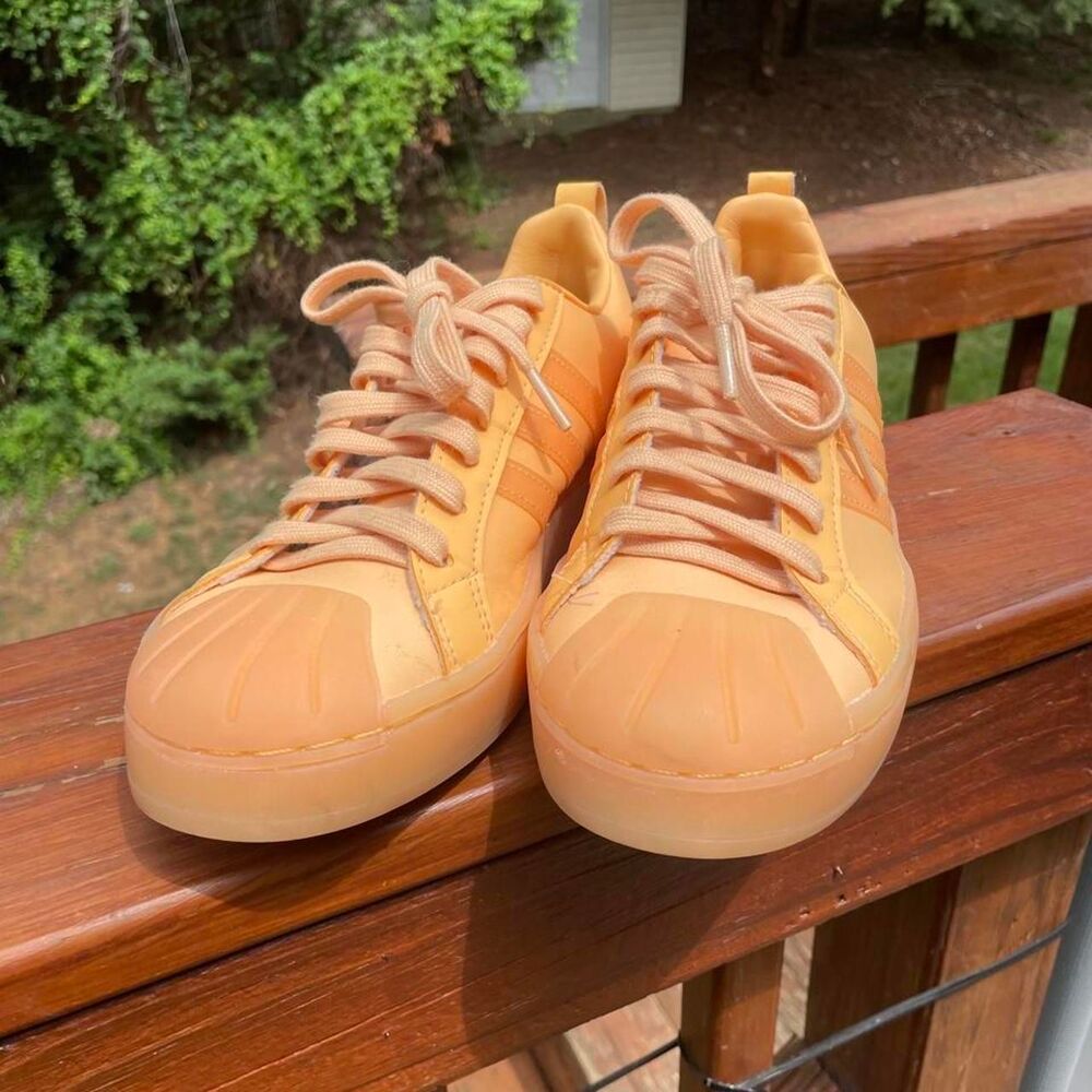 Womens 9 Adidas Streetcheck yellow/Orange Y2K shoes